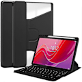 Miniatyrbild 1 av 5: Fodral för Lenovo Tab M11 (xiaoxin Pad 11 2024) Pu+akryl Tablet Ställ Skydd med Bluetooth Tangentbord Black Style A Lenovo Tab M11 (Xiaoxi