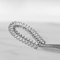 Miniatyrbillede 2 af 5: DIY Magisk Fladt Manuel Håndpisker i Rustfrit Stål Æggepisker Mixer Køkkenredskab, Kompakt, Praktisk og Effektiv