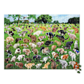 Miniatyrbillede 1 af 5: 1000 brikker puslespil 101 Pooping Puppies Hunde Pooping Sjov Puslespil Legetøj Kreativ Gave