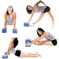 Miniatyrbild 4 av 5: Yoga Block Set Högdensitet Mjuk Bricka 2-pack Yogablock 1 Yogarem