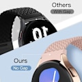 Miniatyrbild 5 av 5: IC 3-pack No Gap Flätad Solo Loop Band Kompatibel med 6 40mm 44mm/ Watch 5/ Watch 4 40mm 44mm/ Watch 5 Pro 45mm/ Watch 6 Classic 47mm 43mm