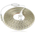 Miniatyrbillede 1 af 5: LED-Strips, Vandtæt LED-Strips, Lysende LED-Strips 220v, 5050 IP65 Vandafvisende LED-Strips, Varmt Hvidt (4m)