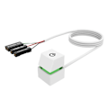 Miniatyrbild 1 av 4: 4m Extern PC-strömbrytare för stationär dator, moderkort, på/av-strömbrytare White Green light