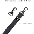 Miniatyrbillede 4 af 5: Plastik Snap Hooks, Plastik Swivel Snaphook Push Gate Clip Rotary Snaphook Rotate Claw Snap Clip Spænde Spænde Kroge til Rem