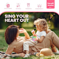 Pikkukuva 5 / 6: Karaoke-kone lapsille ja aikuisille, kannettava Bluetooth-kaiutin langattomalla mikrofonilla, lahjat syntymäpäiväkotijuhliin