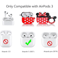 Miniatyrbilde 2 av 5: Passer for Airpods 3. generasjon 2021, Silikon Tegneserie Søtt Deksel Beskyttende Støtsikre Deksel for Airpods 3 Minnie standard