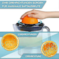 Miniatyrbillede 3 af 4: Elektrisk Citronpresser Juicer - Højt Juiceudbytte - 2 Rotationsretninger - Rustfrit Stål - Gratis Forsendelse