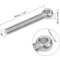 Miniatyrbillede 3 af 5: 2 stk. Øjebolt løftering M8 x 50mm rustfrit stål 304 gevind