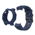 Klockarmband för Amazfit T-Rex3 Pro Silikonrem + Fodral Set Blå Blue
