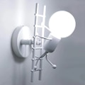 Miniatyrbilde 1 av 5: Klatre trapp kreativ design vegglampe, innendørs veggbelysning for soverom, stue, nattbord, gang White