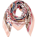 Miniatyrbillede 3 af 5: Hovedetørklæde Ligesom Silke Satin Hår Olaof Tørklæde til Kvinder Sovende Kvadratisk Designer Bandana Olaof Tørklæde Style 4