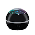 Miniatyrbillede 2 af 5: Lille Kugle USB Roterende Stjernehimmel Ocean Projektor Natlampe Black