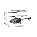 Miniatyrbild 3 av 5: 2.4G Fjärrkontroll Stöttålig Helikopter 2.5-kanals Fjärrkontroll Flygplansmodell Flygplans-gräns Barnleksaker 240523