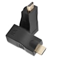 Pikkukuva 4 / 8: 2x HDMI 30m RJ45-verkkovirityskaapelin jatkokaapelimuunnin toistin CAT-5e CAT6:n kautta