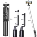 Miniatyrbilde 7 av 8: Selfie-pinne - iPhone/Android - Bluetooth Svart