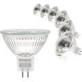 Miniatyrbillede 1 af 5: MR16 Spotlys, 12V 20W Lyspære, Gu5.3 Lyspære Dæmpbar MR16 Lyspære, 2-polet Halogenpærer Varmt Hvid 2700K, Pakke med 6