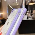 Pikkukuva 5 / 5: Yhteensopiva iPhone 7/8/SE 2020 -kotelon kanssa tytöille, Pehmeä ohut istuva täyspitkä suojaava söpö kirkas kimaltava tähti - Violetti