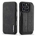 Miniatyrbillede 1 af 5: LC.IMEEKE Etui til iPhone 16 Pro Max med Kortholder, Støttefod og Lædercover Multicolor Style B