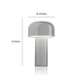 Miniatyrbilde 4 av 4: LED-bordlampe Sopplampe Ledningsfri Bordlampe Ledningsfri Bordlampe Dimbar Bærbar LED-design Sopp nattlampe USB-oppladbar Bordlampe Ledningsført
