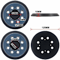 Miniatyrbillede 1 af 5: 2 stk. udskiftningspuder til DeWalt DCW210N DWE6423 5\" slibemaskine