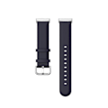 Miniatyrbillede 1 af 5: Læder Urrem Til Fitbit Versa 3 / Sense Navy Blue