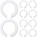 Miniatyrbild 1 av 5: E27 till E14 Plast Skärm Ring Adapter, Skärm Reducering Ring för Montering av Edison Skruv Skärmar till Bajonett Lampfäste (10)