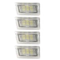 Miniatyrbillede 3 af 5: Tesla Model 3/Y/S/X Ultra-Lysende Indvendig LED Belysningssæt - Bagagerumslys, Dørpuddellelys (4 stk./sæt) - 6000k Red