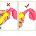 Miniatyrbild 5 av 5: Ballongpump Handhållen uppblåsare Födelsedagsfest Ballonger Perfekt Party Ballong Hand Manuell uppblåsare