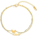 Pikkukuva 1 / 5: Kullatut nilkkakorut naisille Boho Beach Cubic Zirconia Gold Link Chain Jalkakoru Korut