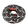 Miniatyrbillede 1 af 5: Realistsik Fake Slange Legetøj Blød Gummi Slange Figur Have Slange Scare Fugle og Egern, Python Action Model Slange Legetøj Figurer Stress Relief Legetøj Brown