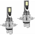 Miniatyrbillede 1 af 5: 2-pak H4 LED bilforlygter - 110W/1200LM/IP68 Vandtæt