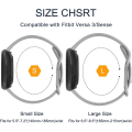 Miniatyrbilde 2 av 5: [3-pakning] Rem kompatibel med Fitbit Versa 3 / Fitbit Sense, Myk silikonrem for Fitbit Versa 3 / Fitbit Sense Smartklokke