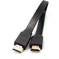 Miniatyrbild 2 av 5: Högkvalitativ Full HD Kort HDMI-kompatibel Kabel Stödjer 3D Hane till Hane Plugg Platt Kabel Sladd för Ljud Video HDTV TV 30cm 50cm 50cm