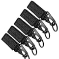 Miniatyrbild 1 av 7: 5-pack taktisk utrustning karbinhake hängande bälte karbinhake krok nylon rem spänne rem spänne clip ryggsäck tejp nyckelringar hängande