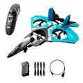 Miniatyrbillede 1 af 5: RC Fjernstyret Flyvemaskine 2.4G Fjernstyret Jagerfly Hobby Fly Svævefly EPP Skum Legetøj RC Drone Børnegave-A