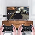 Miniatyrbillede 2 af 5: Videospilkonsol 64G Indbygget 10.000 Spil Retro Håndholdt Spilkonsol Trådløs Controller Spil Stick til PS1/GBA Børns Julegave