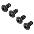 Miniatyrbillede 4 af 5: Knap M5 X 10mm Hex Hovedskrue Sort 50