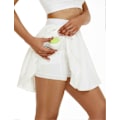 Pikkukuva 1 / 5: Naisten tennishameet. Uima-tennis shortsihameet sisäänrakennetuilla sisäshortseilla, korkea vyötärö, S-2XL Style2 S