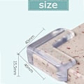 Miniatyrbilde 2 av 5: Sikkerhetshjørnebeskyttere, 8 stk. Baby Sikkerhet Hjørnebeskyttelse Klar Møbelbord Hjørnebeskyttelse, Mykt Bord for Barn