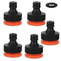 Miniatyrbillede 2 af 5: Havevandslange Adapter (5 stk) - 1~34 ABS Slangehane Konnektor Hun Gevind