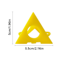 Miniatyrbild 4 av 5: Triangelformade Målarfötter för Träbearbetning Hjälpfästen 10 Stycken Säker ABS 10 st Lätt att Använda Ny Hög Kvalitet Pyramidal