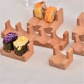 Miniatyrbild 5 av 5: Trä Sushi Tacos Hållare Taco Ställ Serveringsställ Avdelare Taco Ställ Bricka Tallrikar För Hem Restaurang Matplats C