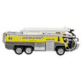 Miniatyrbillede 3 af 5: 1:32 Lufthavns Brandbil Brandbil Elektrisk Die-cast Ingeniørkøretøjer Bilmodel Legetøj Med Lyd Lys Træk Tilbage Gaver, Gul