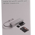 Miniatyrbild 3 av 5: Minneskortsläsare 3 i 1, USB C-kortläsare, TFSD XD, för Laptop, Telefon, Surfplatta