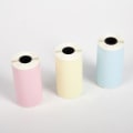 Miniatyrbillede 2 af 5: 3 stk. mini fotoprinter udskrivbar klistermærkespapirrulle selvklæbende Blå Blue