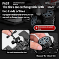 Pikkukuva 3 / 5: Ae86 1/16 RC Drift-auto Nopea Kaukosäädöllä Varustettu Drift-auto Lapsille ja Aikuisten, 100% Uusi Mustang