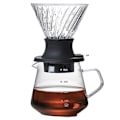 Miniatyrbillede 3 af 5: 600ML Immersion Dripper Switch Glas V60 Hæld over Kaffemaskine V Form Dryp Kaffedrypper og Fil
