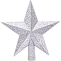 Pikkukuva 1 / 5: Pieni kimalteleva joulukuusen latvatähti - Särkymätön tähti (hopea, 11 cm)