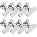 Miniatyrbilde 1 av 5: HOT BARGAINS 8 X Matklemme i metall, klemme for matposer i rustfritt stål, størrelse 3 tommer for lufttett forsegling