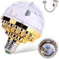 Miniatyrbilde 1 av 4: Fargerik Roterende Magisk Kule Lys Fargerik Led Diskolampe Pære Premium Magisk Lampe Plugg Inn Diskokule Lys Rgb Strobe
